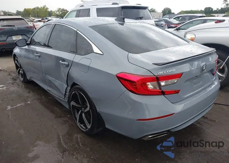 2021 Honda Accord Sport from USA, damaged, VIN 1HGCV1F3XMA111047